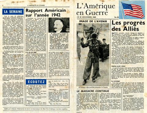 L’Amérique en guerre, n°23 du 22 décembre 1942 L’Amérique en guerre, n°23 du 22 décembre 1942