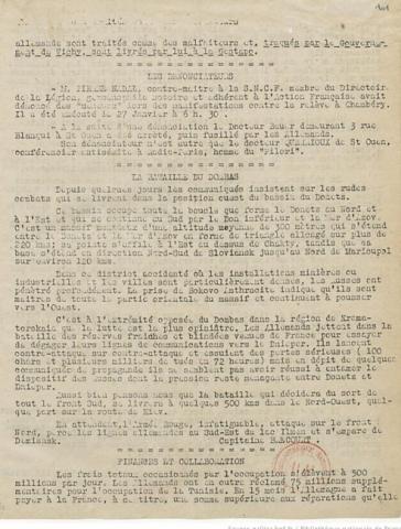 Libération-Nord, édition zone occupée, n°118 du 2 mars 1943 (BNF) Libération-Nord, édition zone occupée, n°118 du 2 mars 1943 (BNF)