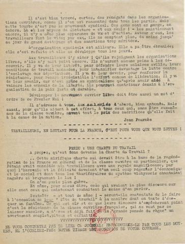 Libération, édition de zone occupée, n°126 du 28 avril 1943 - page 4 (BNF)
