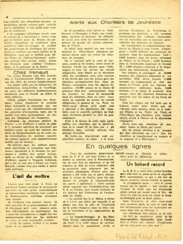 Libération, n°156, édition zone nord du 23 novembre 1943 (page 4)
