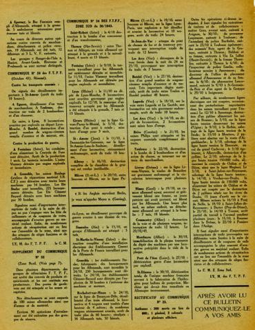 Journal La France en armes évoquant la libération de la Corse en septembre 1943 (page 4)