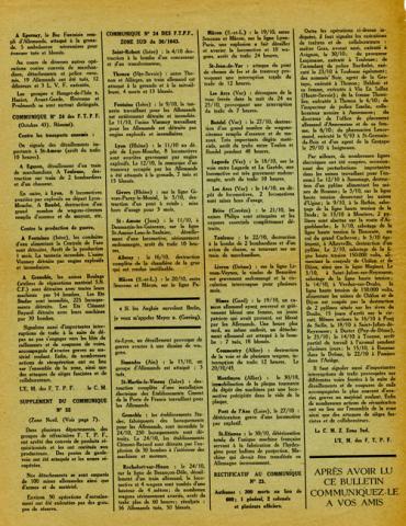 Journal La France en armes évoquant la libération de la Corse en septembre 1943 (page 4) Journal La France en armes évoquant la libération de la Corse en septembre 1943 (page 4)