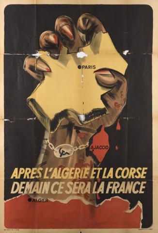 Affiche allemande de propagande anticommuniste