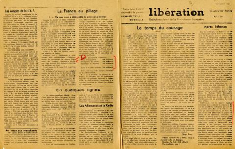 Libération, n°159, édition zone nord du 14 décembre 1943 (pages 1-4)