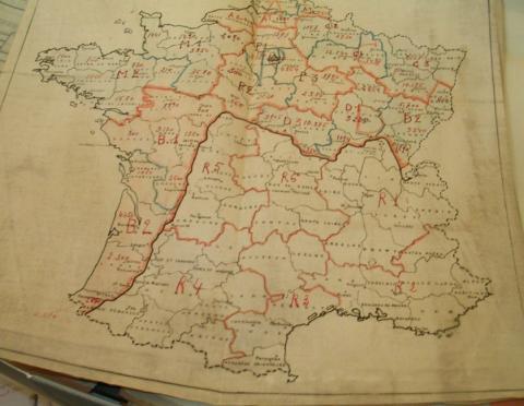 Carte du Bureau Central de Renseignements et d’Action de Londres Carte du Bureau Central de Renseignements et d’Action de Londres