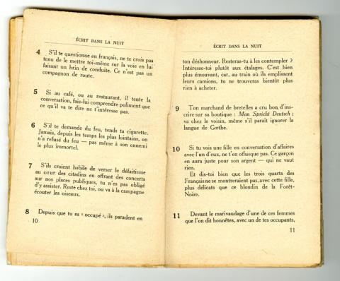  Conseils à l’Occupé - pages 10 et 11