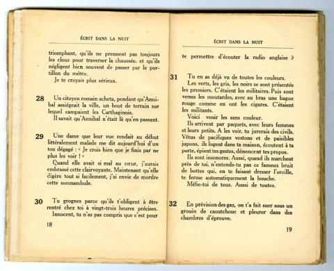 Conseils à l’Occupé - pages 18 et 19 Conseils à l’Occupé - pages 18 et 19