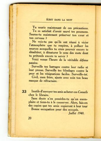  Conseils à l’Occupé - page 20