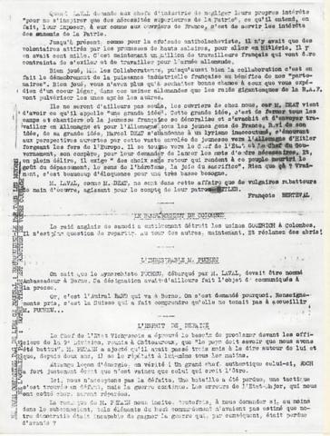 Libération, n°78 du 29 mai 1942 (BNF) Libération, n°78 du 29 mai 1942