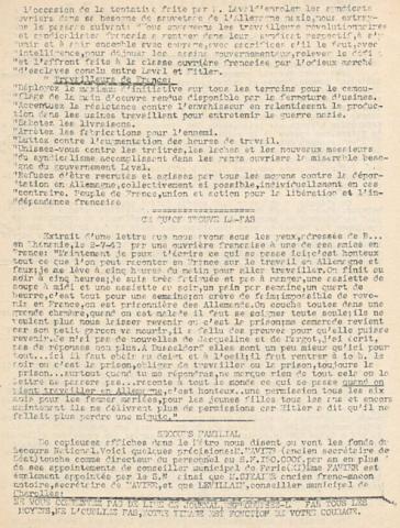 Libération, n°85 du 24 juillet 1942 (BNF) Libération, n°85 du 24 juillet 1942 (BNF)