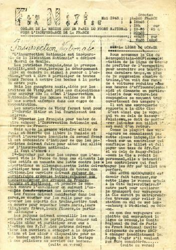 Journal L’Unité française Journal L’Unité française