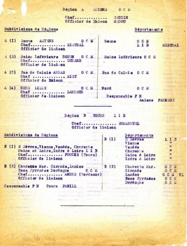Organisation militaire de Libération dans la zone nord, 1944 (page 1)