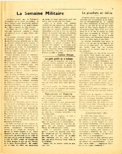 Libération, n°159, édition zone nord du 14 décembre 1943 (page 3)