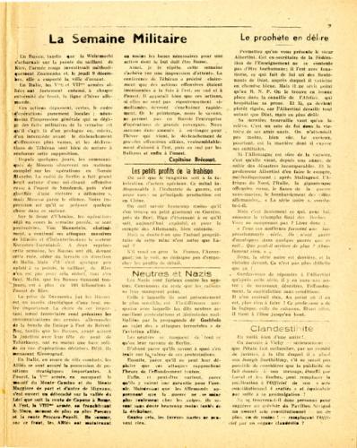 Libération, n°159, édition zone nord du 14 décembre 1943 (page 3)