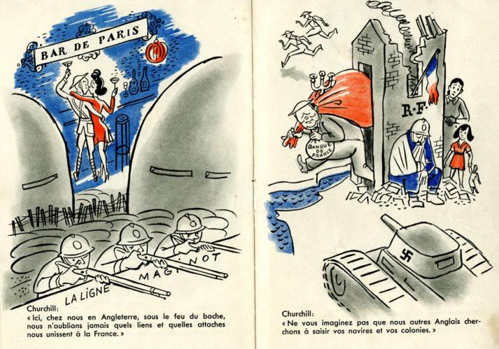 Livret "Paroles dorées de Mr. Churchill adressées à la Nation Française" Livret "Paroles dorées de Mr. Churchill adressées à la Nation Française"