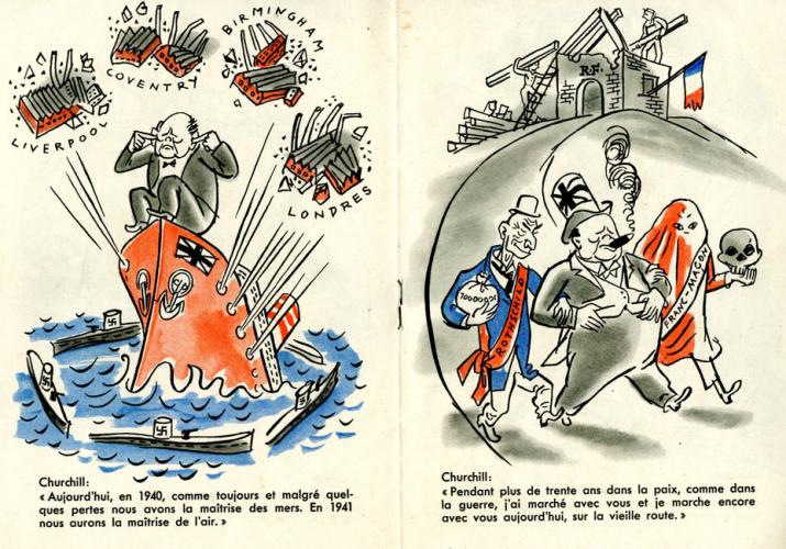 Livret "Paroles dorées de Mr. Churchill adressées à la Nation Française" Livret "Paroles dorées de Mr. Churchill adressées à la Nation Française"