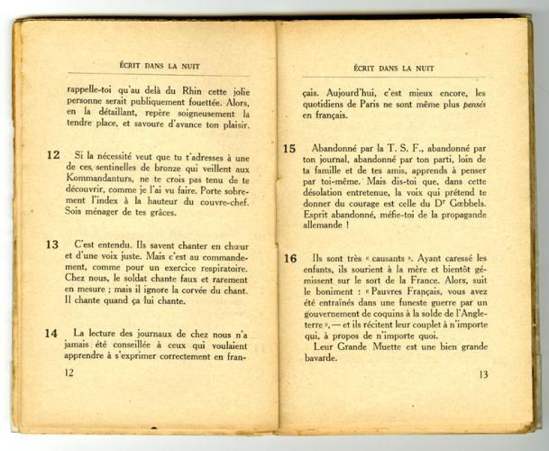  Conseils à l’Occupé - pages 12 et 13