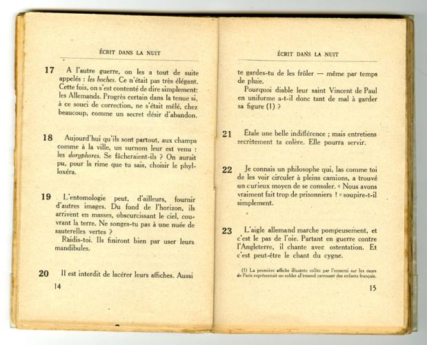  Conseils à l’Occupé - pages 14 et 15