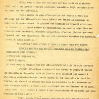 Tract du mouvement Libération-Nord faisant pression sur les comédiens...