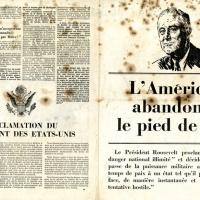 Tract : "L'Amérique abandonne le pied de paix"