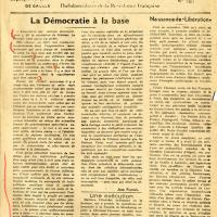 Journal "Libération l'hebdomadaire des Français libres", n°160